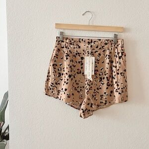 NWT saltwater LUXE Leopard Print Shorts